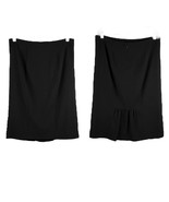 NY &amp; Co 7th Avenue Design Pencil Skirt 16 Black Back Cinch New - £19.69 GBP