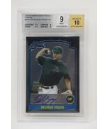 2003 Bowman Draft Picks Chrome #BDP176 Delmon Young AU Rookie Beckett 9 ... - €33,88 EUR