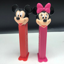 Vintage Pez Candy Dispenser Toy Mixed Lot Walt Disney Mickey Minnie Mouse Figure - £11.21 GBP