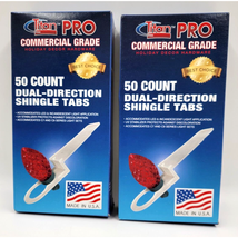 Titan Pro 50CT Dual-Direction Shingle Tabs for C7 &amp; C9 Christmas Light L... - $14.00