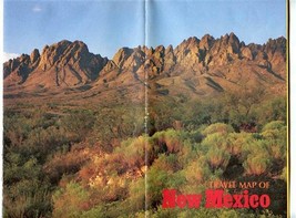 1980&#39;s Travel Map New Mexico Official Road Map Guide Camping Museums Rec... - $11.88