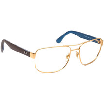 Ray-Ban Sunglasses “Frame Only” RB 3530 001 Gold/Brown/Blue Pilot Italy 58mm - £92.66 GBP