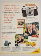 1955? Print Ad Kodak 35mm Pony Cameras Projector Rochester,New York - $19.42