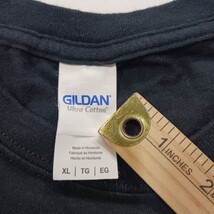 Gildan Ultra Cotton Fear The Rattlers Men Black Graphic T-Shirt Short Sleeve XL  image 3