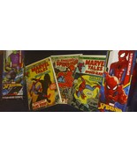 3)ULTRA CLASSIC SPIDERMAN MARVEL COVERS W SPIDER-MAN&amp;GREEN GOBLIN FIGURE... - $39.99