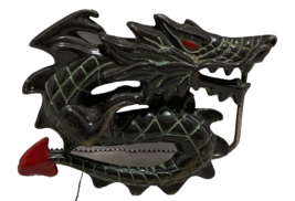 Dragon  Belt Buckle FANTASY Mystical ART - $18.80