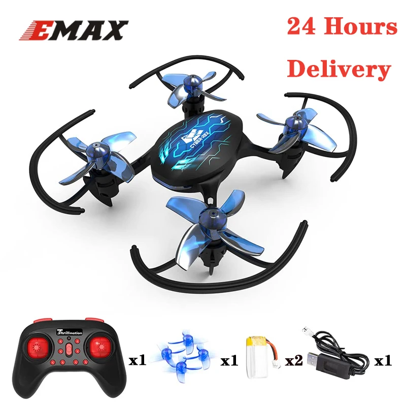 EMAX RC Mini Drone Cyber-Rex Quadcopter Toys For Boys 360 Flip Altitude Childr - £9.56 GBP+