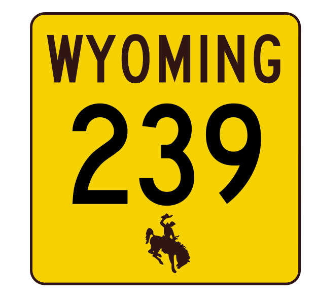 Wyoming Highway 239 Sticker R3480 Highway Sign  - $1.45 - $15.95