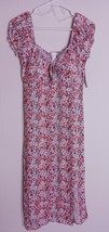 NWT NO BOUNDARIES Juniors Floral Dress With Dhort Puff Sleeves Size M (7-9) - $233.16 MXN
