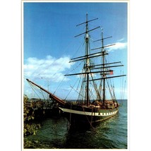 Vintage Hawaii Chrome Postcard, Maui Carthaginian Brig Lahaina Historical Ship - £20.00 GBP