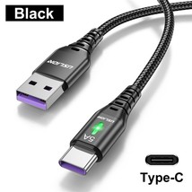 USLION 5A USB Type C Cable For Huawei P40 P30 Pro Super Fast Charging Type C Cab - $7.31