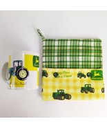 John Deere Ceramic Gibson Coffee Mug &amp; Handmade Oven Mitt Tractor Print ... - $402.98 MXN
