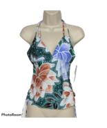 NWT Hula Honey Side Tie Tankini Swimsuit Top Size Small Padded Floral Pr... - £17.38 GBP