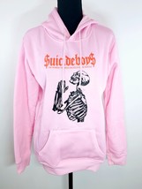 SuicideBoys Women Graphic Sweater Hoodie M New Orleans Pink Pullover Sui... - $18.33