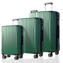 Expandable Luggage Set: 3-Piece Hard Shell Suitcase - £114.41 GBP