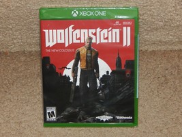 New! Wolfenstein II: The New Colossus Xbox One Free Shipping Shooter FPS - £13.13 GBP