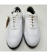 Nike Air Golf  Shoes Size 8.5 Spikes Cleats Lace Up Wingtip 183053 Leath... - £22.94 GBP