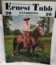 ERNEST TUBB - VINTAGE ORIGINAL 1945 SONG FOLIO / SOUVENIR PROGRAM - VG C... - $20.00