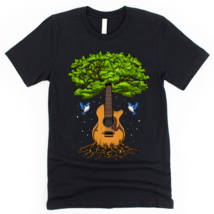 Tree Of Life Acoustic Guitar Hippie Guitarist T-Shirt - £21.99 GBP