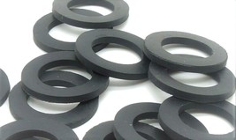 19mm ID x 32mm OD x 3mm Thick Black Rubber Flat Washers   Various Pack S... - $10.66+