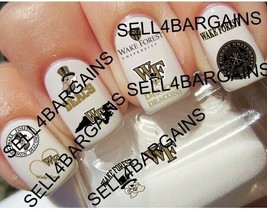 2022 Wake Forest Demon Deacons University》10 Different Designs》Nail Art ... - £7.00 GBP