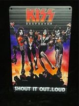 Rock Sign Kiss Destroyer 8x12 Aluminum - £13.62 GBP