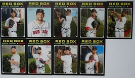 2020 Topps Heritage Boston Red Sox Base Team Set of 9 Baseball Cards - £2.74 GBP