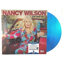 Nancy Wilson Heart Signed Vinyl You and Me Blue Record Album Beckett Autograph - £156.66 GBP