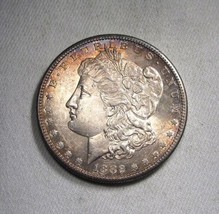 1882-S Silver Morgan Dollar VCH AU Coin AM757 - £38.15 GBP