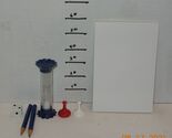 1993 Pictionary Junior Replacement Set of Timer Pawns Dice Pencils Pad - $9.85