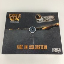 Murder Mystery Party Game Case Files Crime Investigation Fire In Adlerst... - $34.60