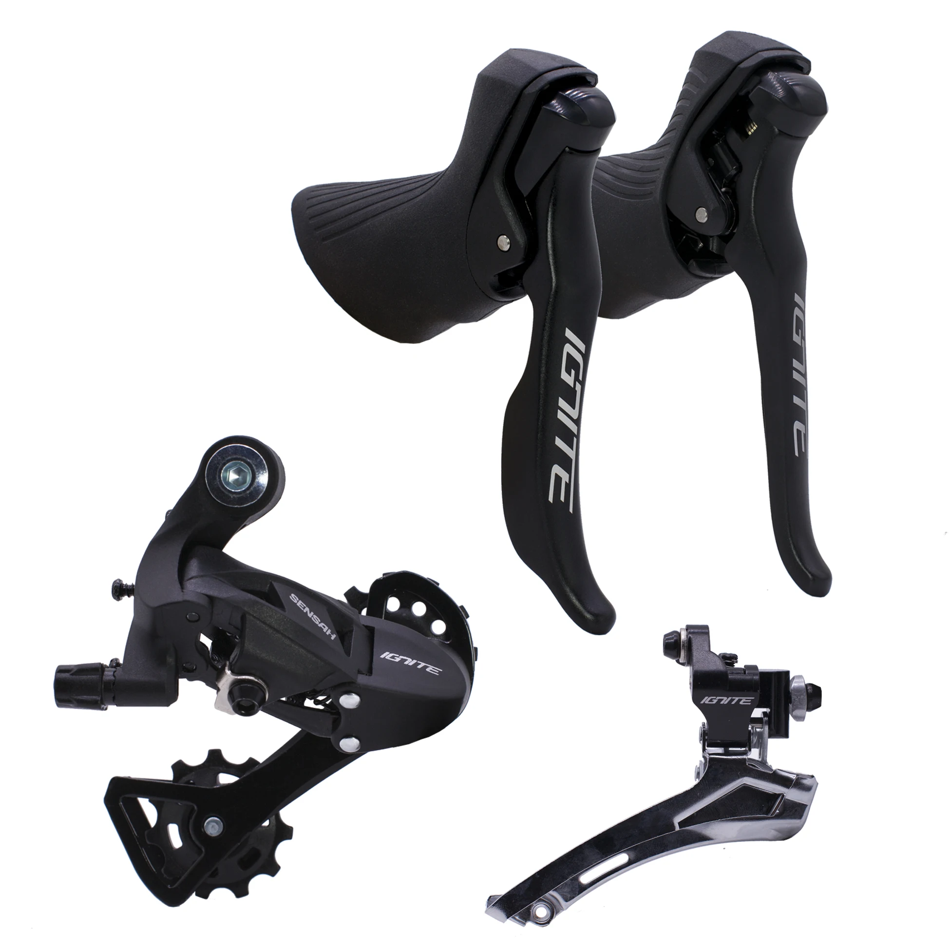 SENSAH Road Bike Shifters 2x8 2x9 2x10 2x11 2x12 Speed Lever ke Bicycle Deraille - $170.07