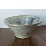 Hand Crafted 6 Inch Wide Ceramic Blue and Grey Finger Bowl - £6.98 GBP