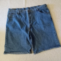 Wrangler Shorts Mens Jean Size 42 Regular Medium Wash Cotton - £11.68 GBP