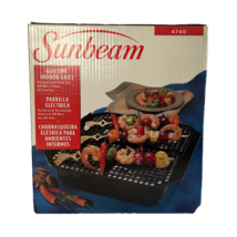 Sunbeam Indoor Electric Grill Model 4760, New Old Stock, In Sealed Box - £39.14 GBP