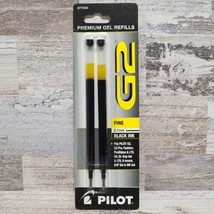 Pilot G2 Gel Ink Refill 2-Pack for Rolling Ball Pens, Fine Point Black Ink .7 mm - £6.32 GBP