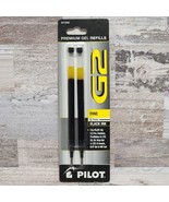 Pilot G2 Gel Ink Refill 2-Pack for Rolling Ball Pens, Fine Point Black I... - £6.20 GBP
