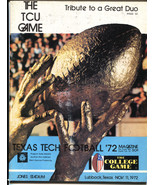 Texas Tech vs TCU 11/11/1972 NCAA College Football Program - £41.09 GBP