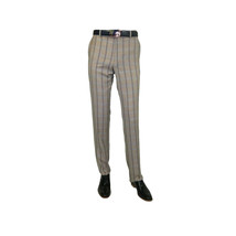 Mens Suit by RENOIR English Plaid Window Pane European Business 291-5 Beige blue image 12
