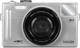 48 Mp Autofocus 4K Ultra Hd Camera With Selfie Mirror, Minolta Mnd25. - $122.92