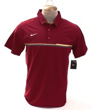 Nike Dri Fit Burgundy Short Sleeve Polo Shirt Men&#39;s NWT - £67.22 GBP