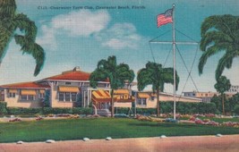 Clearwater Yacht Club Beach Florida FL 1953 to Madison Indiana Postcard D20 - £2.30 GBP