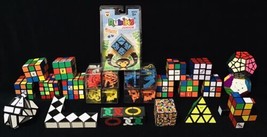 Vintage Rubik&#39;s Cube Mixed Puzzle 21pc Lot - £86.72 GBP