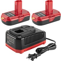 2Pack 19.2V 4.0Ah Replacement Battery And Charger Kit For Craftsman 19.2V - £60.05 GBP