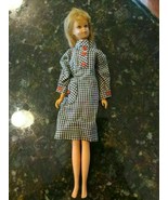 Francie Straight Leg 1966 Blonde Brown Eyed Barbie orig blush Checkered ... - $1,607.97 MXN