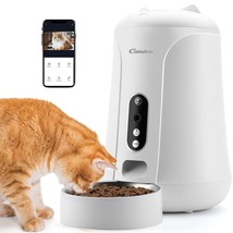 Candco 4L Automatic Cat Feeder with Camera - Smart APP Control, HD Video, Voice  - £189.22 GBP+