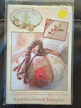 Crab Apple Hill #308 Patchwork Pumpkin 12.5 Diam Embroidery Pattern 2006... - $9.49
