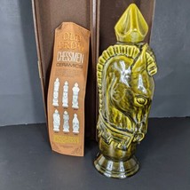 Old Crow Chessmen Light Knight 1960s Vintt Empty Decanter with Box - £68.24 GBP