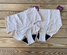 Anti. NWT Women’s Set Of 2 Smoothing Brief Underwear size L Tan S4 - £15.81 GBP