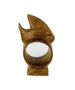 Muir Woods California Redwood Hand Carved Fish Napkin Ring Folk Art Vtg ... - $14.25